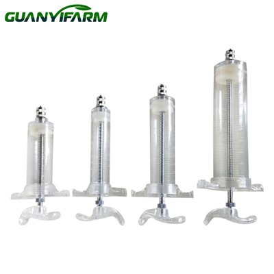 Veterinarska plastična čelična štrcaljka