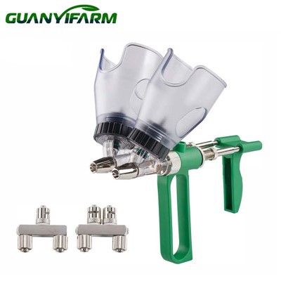 Dvostruka šprica s dvostrukim iglama